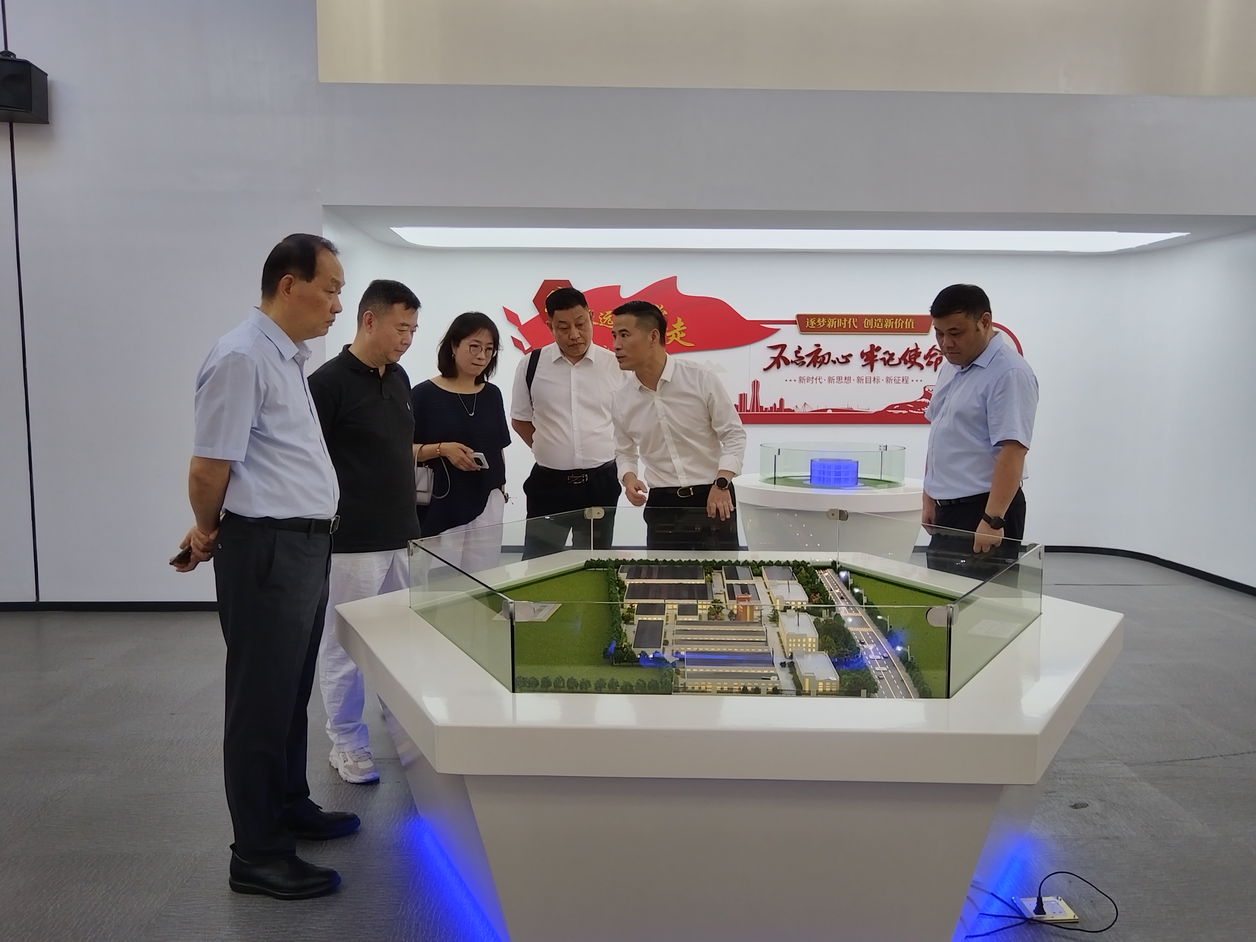 浙江旅游投资集团副总司理蔡耘一行莅临利记官网平台入口文创集团调研指导