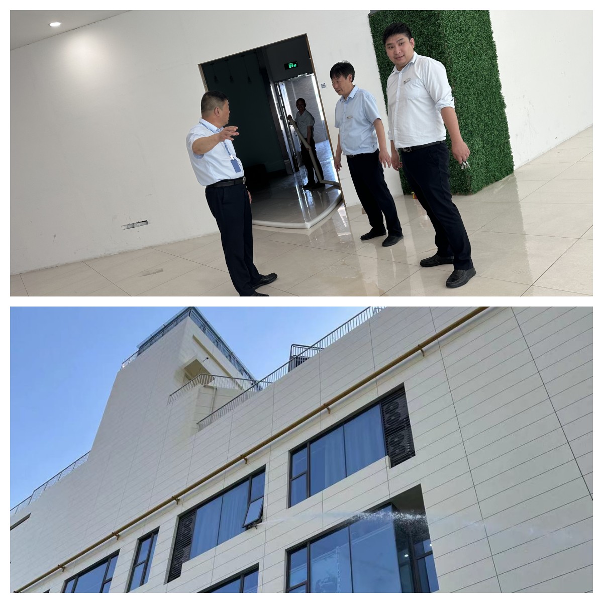 水晶城开展消防水带出水演练运动