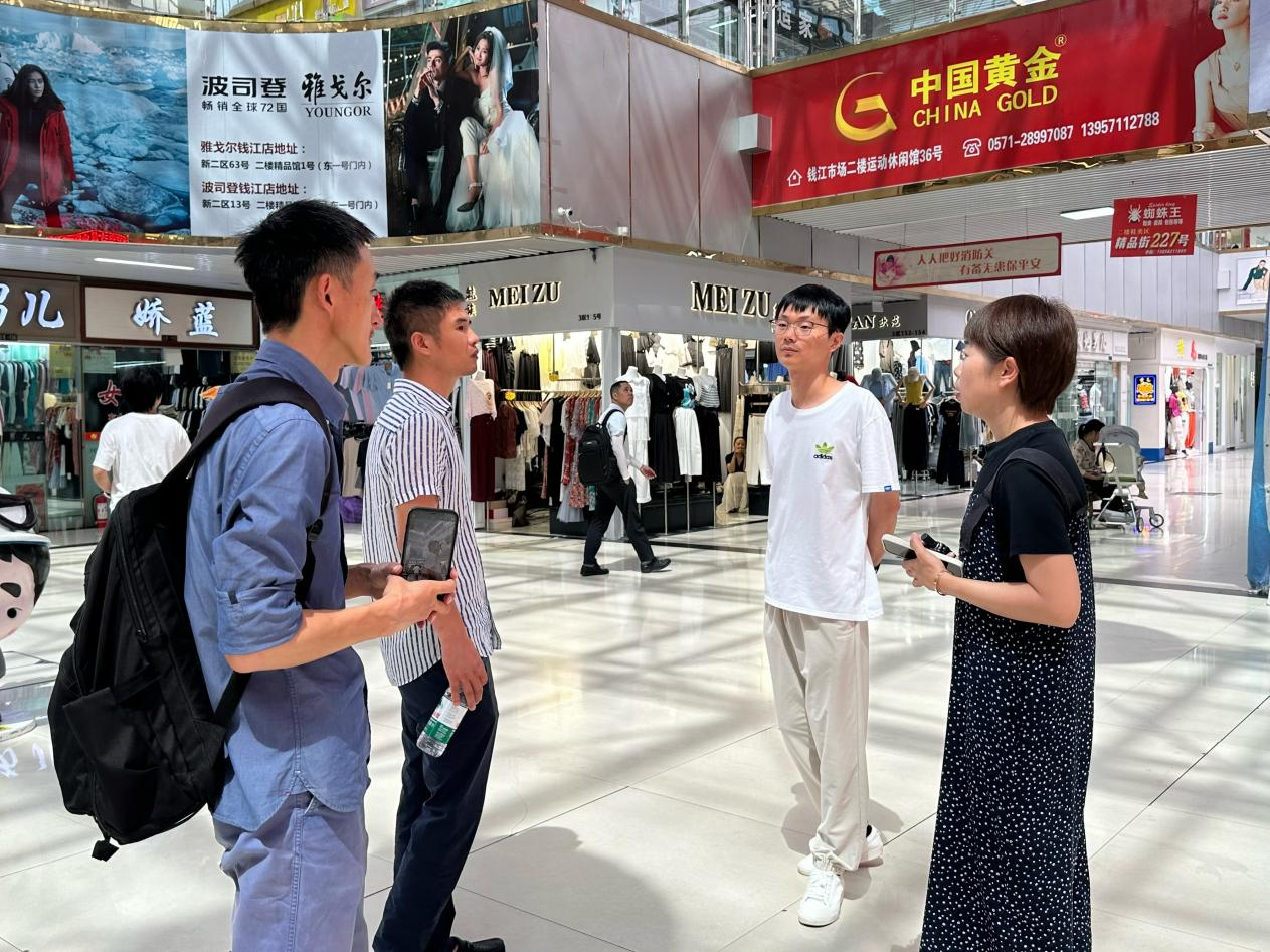 新昌羊毛衫兔毛市场一行赴钱江商城共探生长新路径