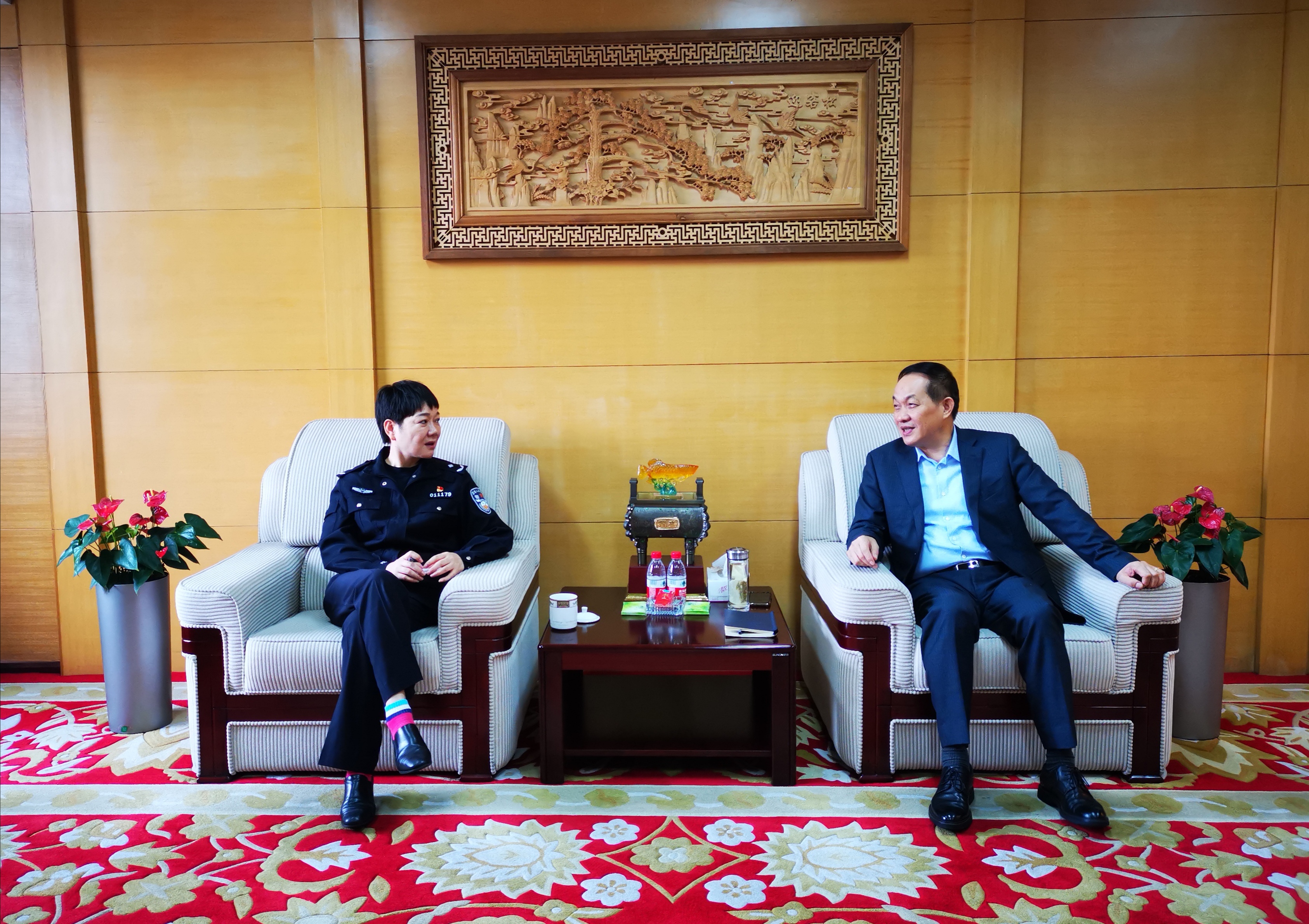 拱墅区公循分局向导莅临集团走访