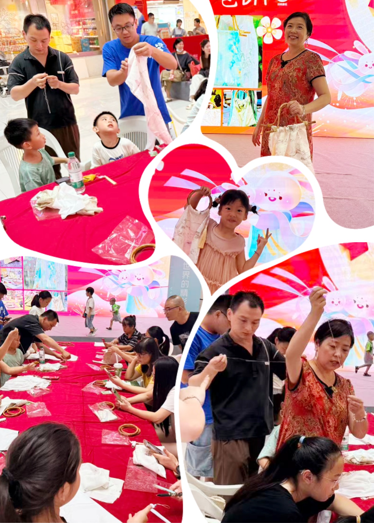 国细腻韵庆华诞！竹节布艺包 DIY 运动受接待！