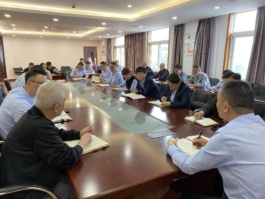 钱江商城开展10月事情例会