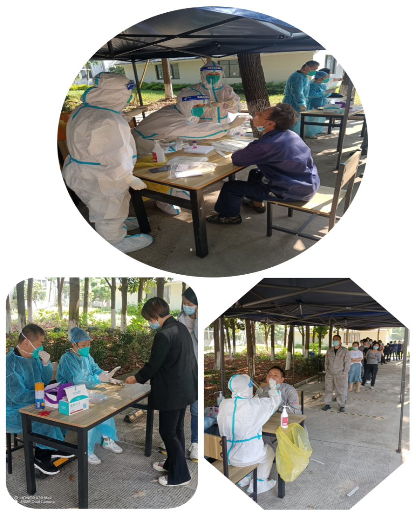 核酸采样自愿者——“明确”正式上岗啦