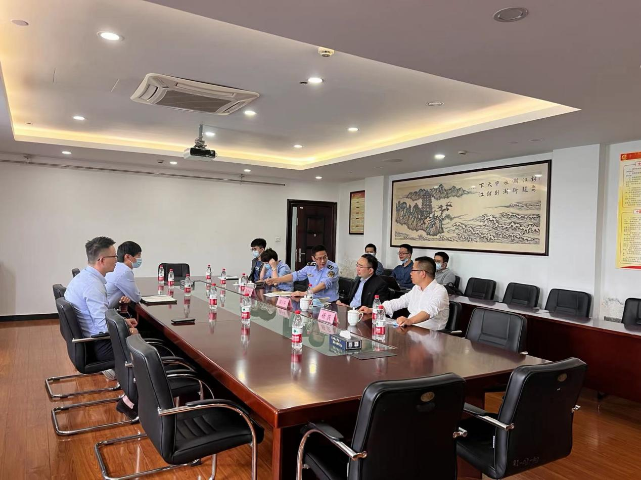 浙江省质科院携杭州市市场羁系局一行莅临钱江商城