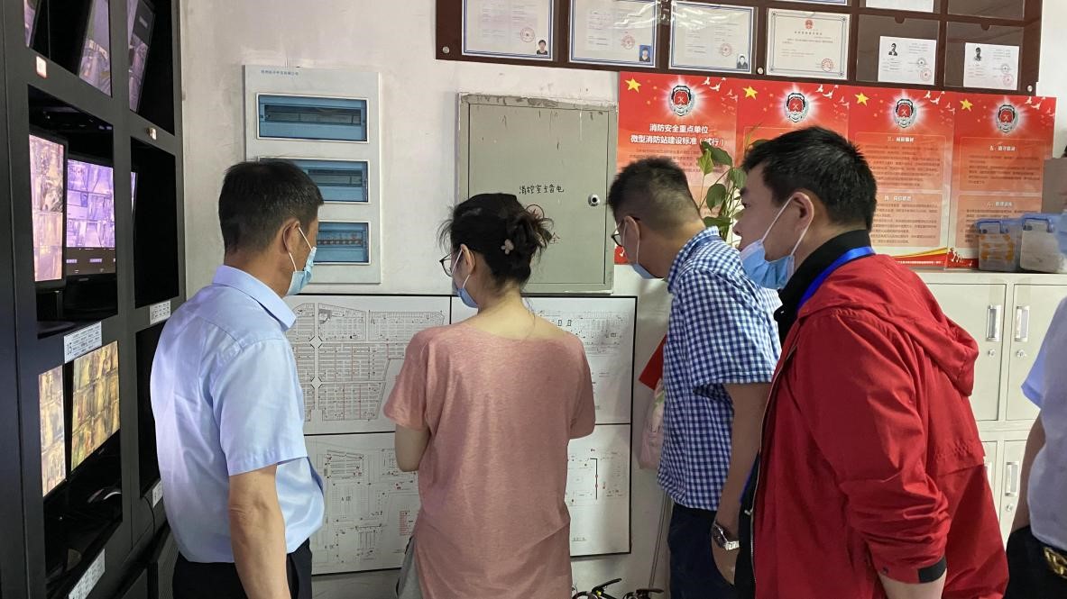 大关街道走访钱江商城开展清静生产专项检查