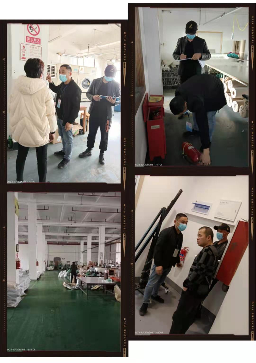 按期开展消防检查，，，，，，，牢筑企业清静防地