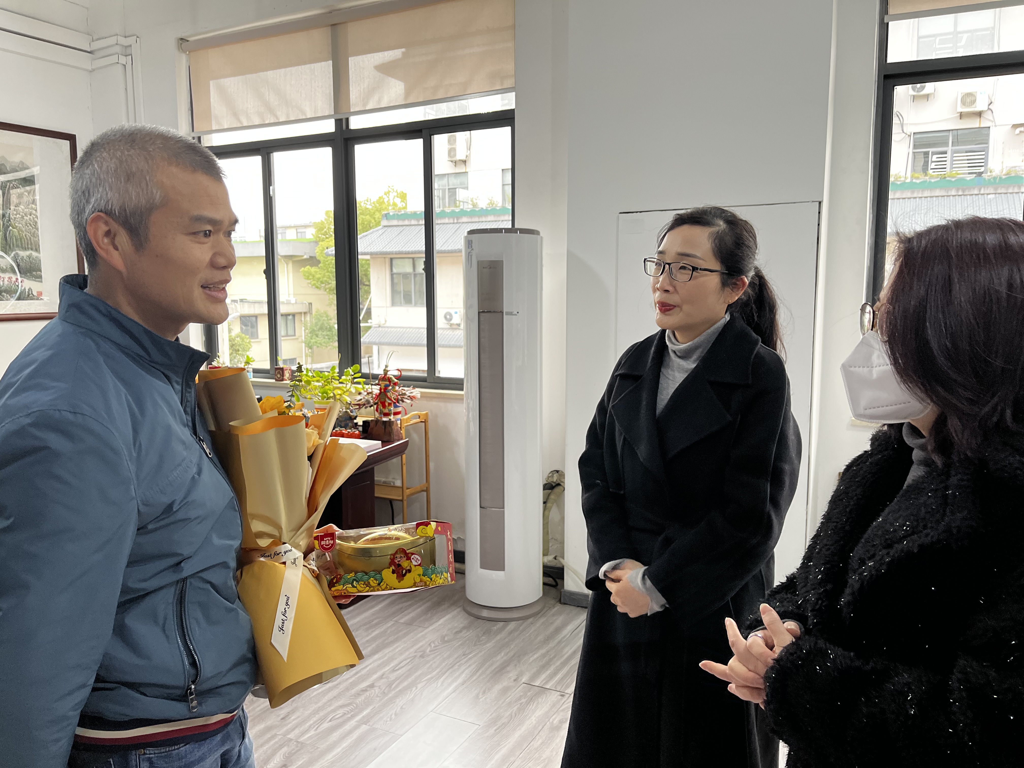 问需访企业、促膝话生长——利记官网平台入口文创集团开展新春企业走访运动