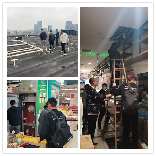 水晶城开展年度消防设施及电气装备检测