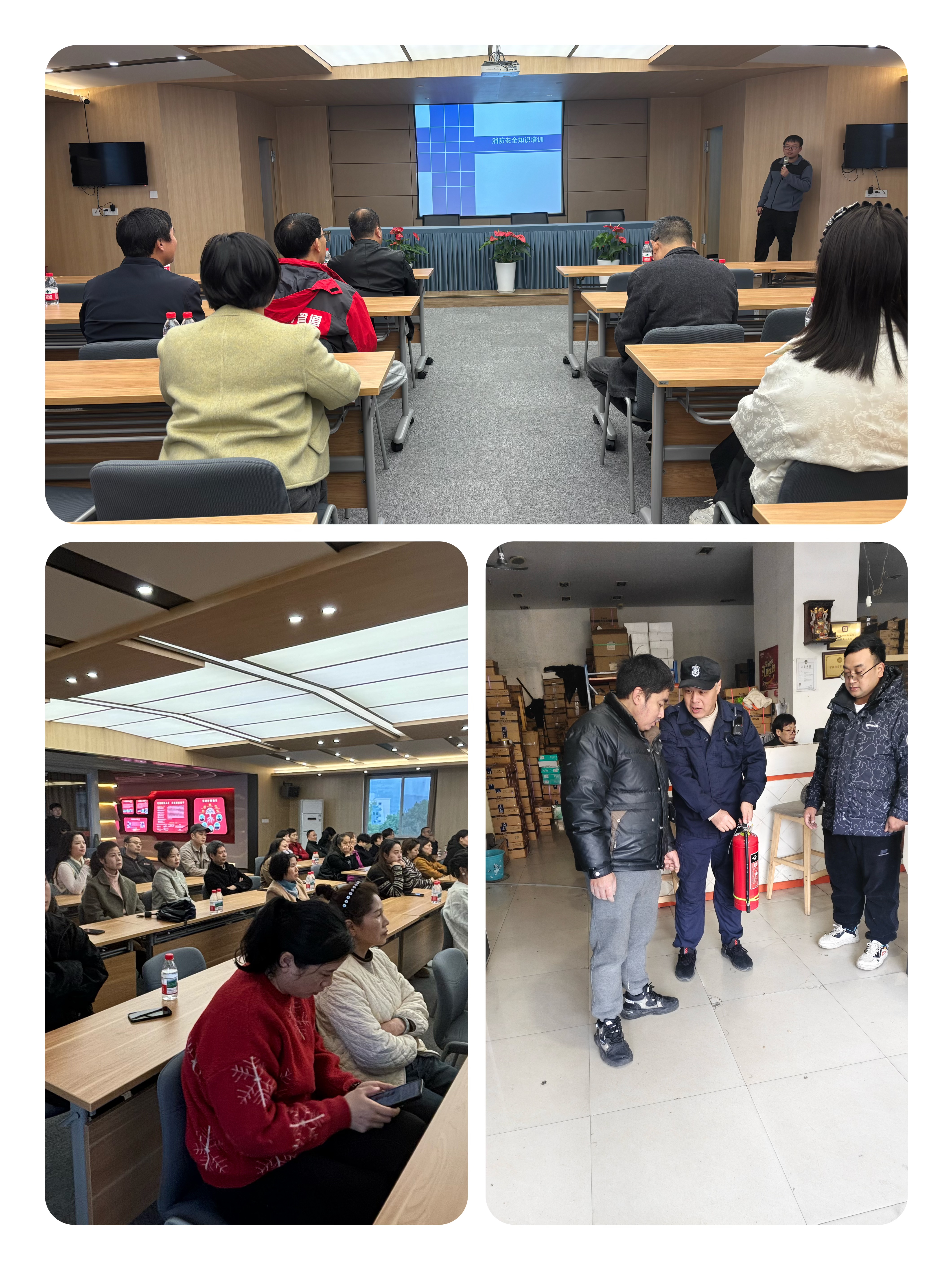 消防培训进市场 同心共建“防火墙”